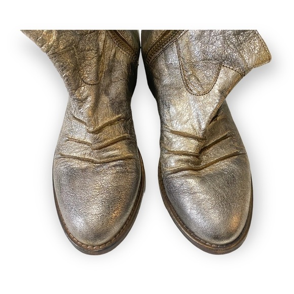 Elena Iachi Ankle boots‎ in Distressed Metallic leather, Size 37EU - Picture 9 of 14